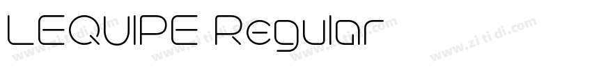 LEQUIPE Regular字体转换 LEQUIPE Regular字体转换